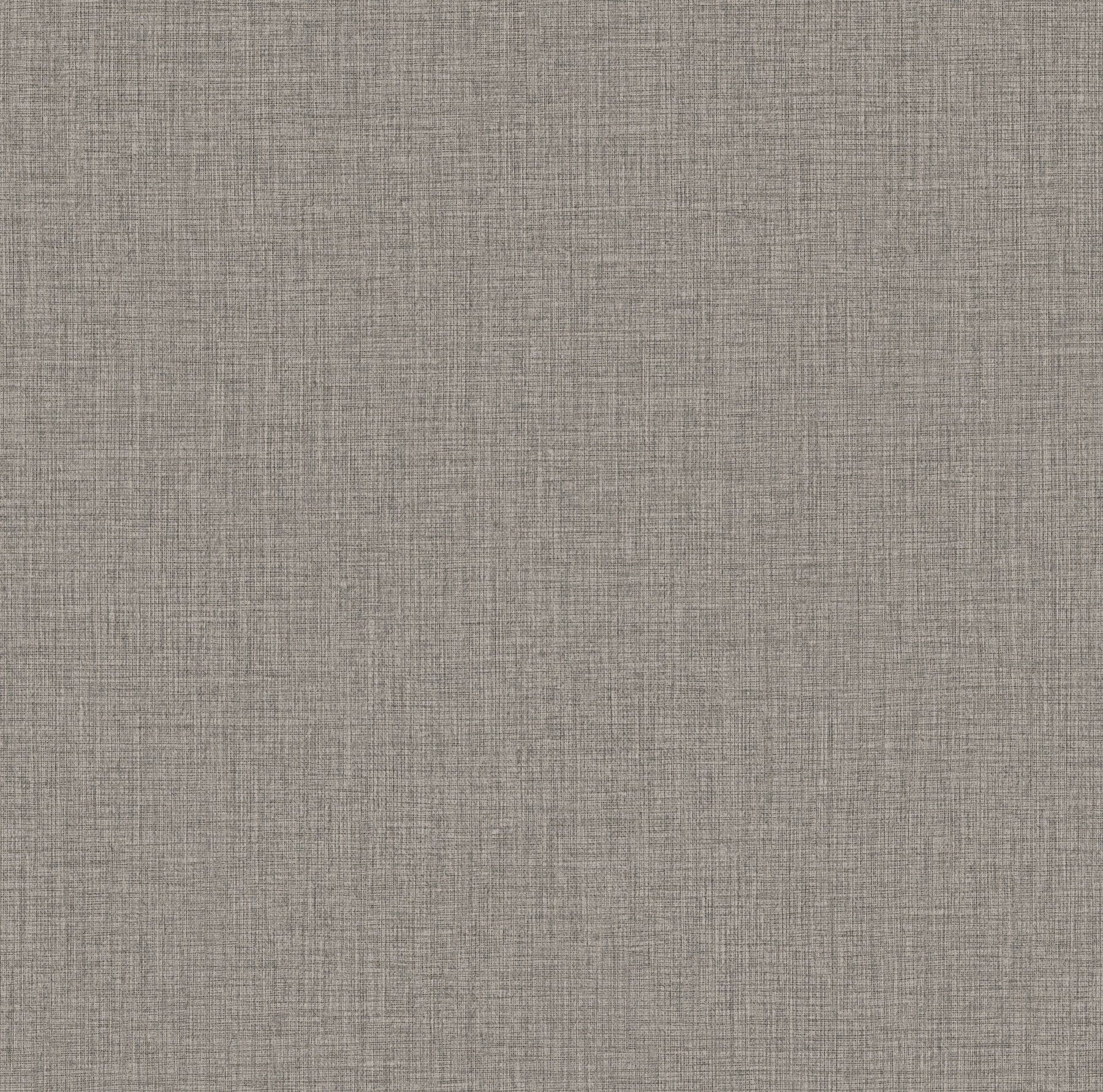 Egyptian Linen Faux Fabric Ash Wallpaper