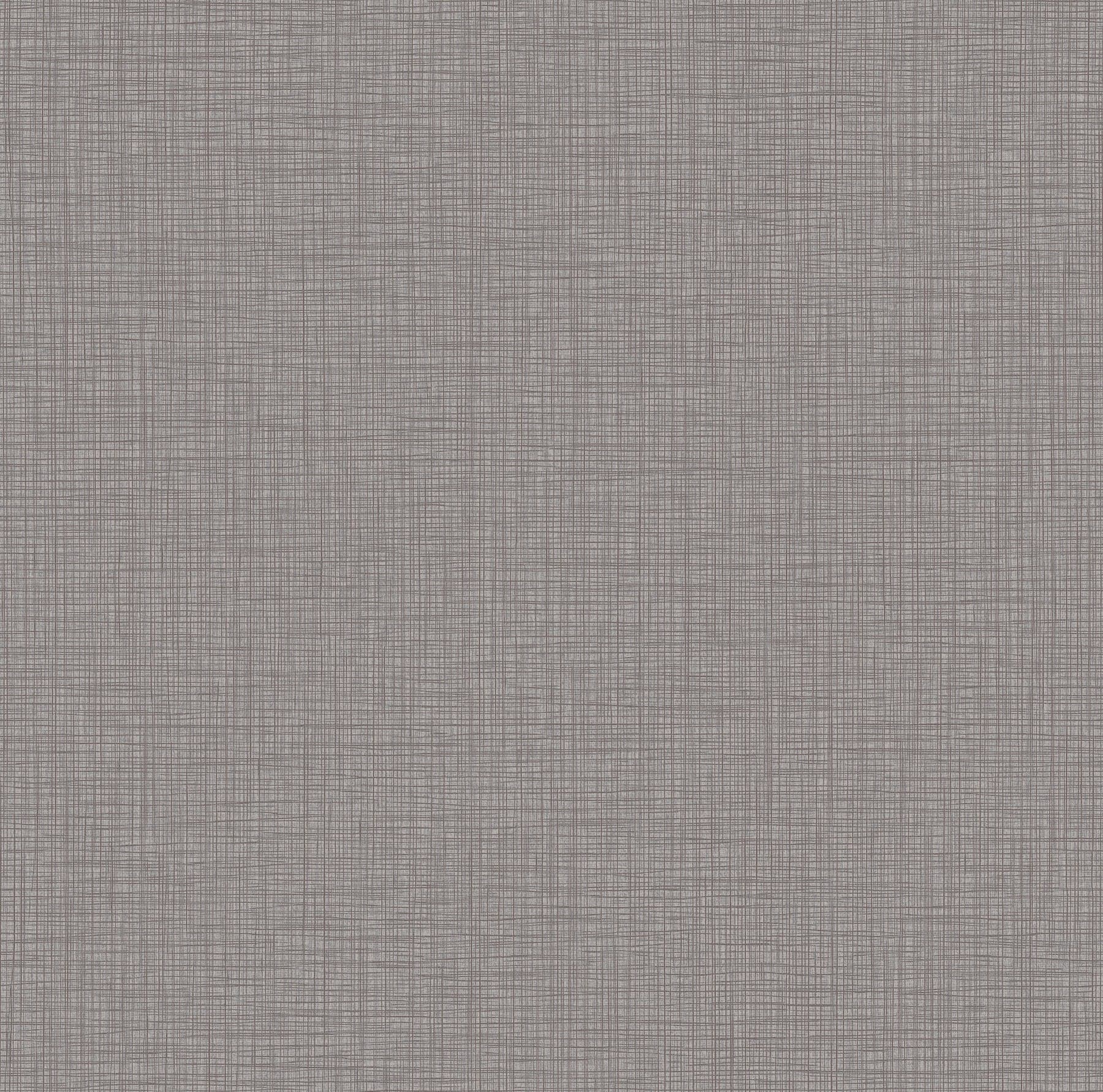 Egyptian Linen Faux Fabric Sterling Wallpaper