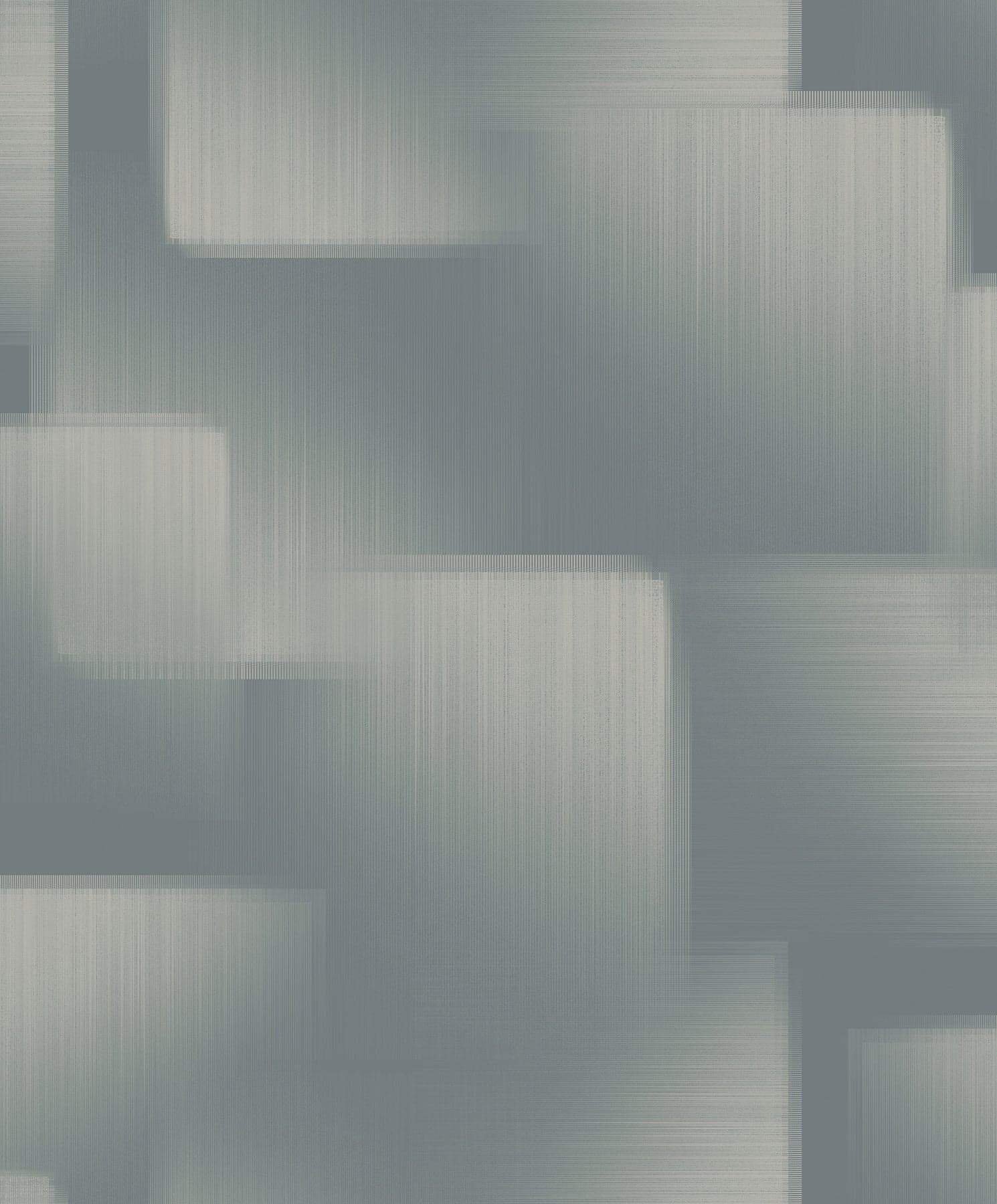 Silk Madras Abstract Geometric Slate Wallpaper