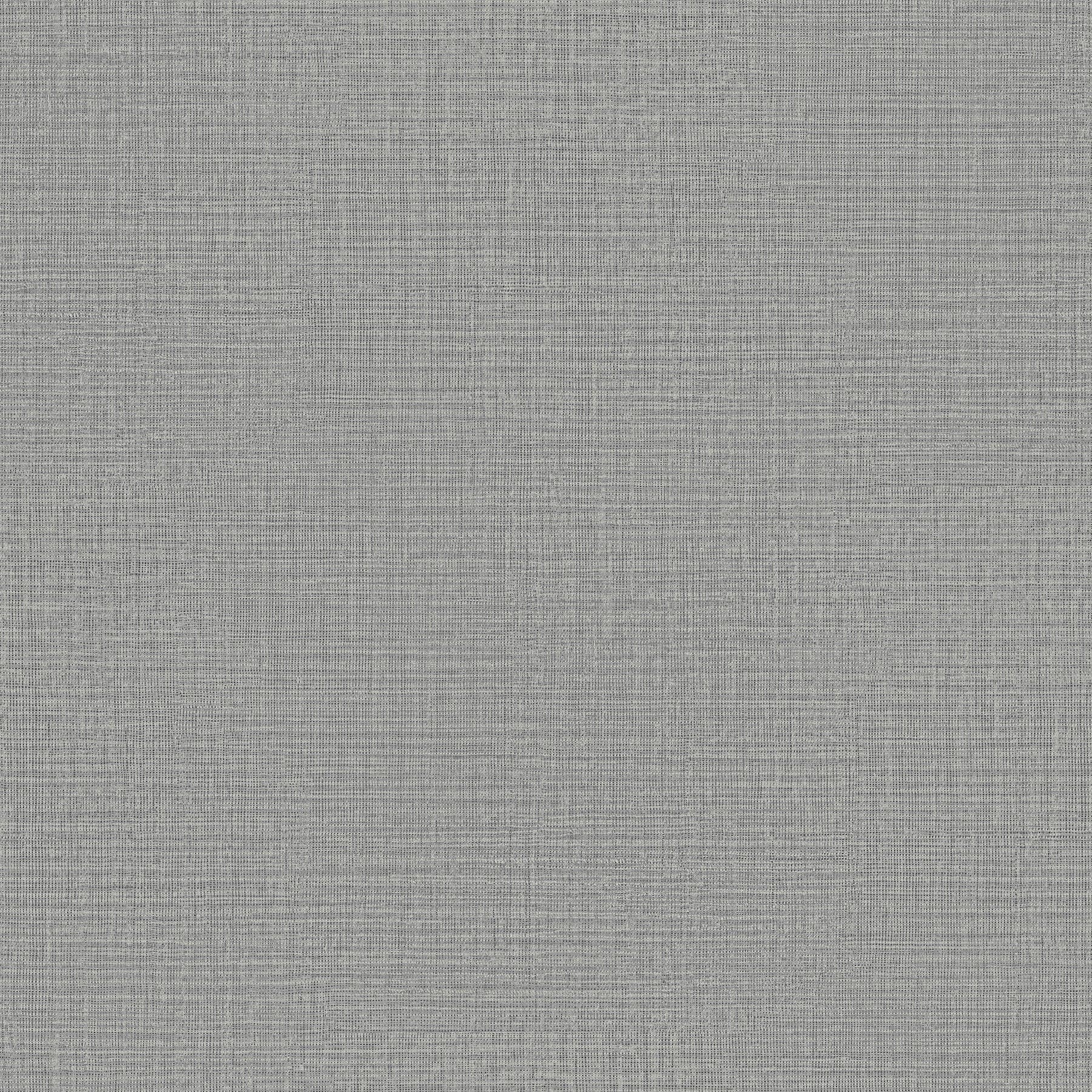 Georgette Faux Fabric Dark Grey Wallpaper