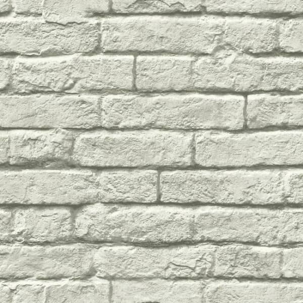 Brick-And-Mortar Wallpaper- Grayscale
