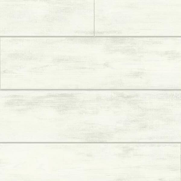 Shiplap Wallpaper- Cool White