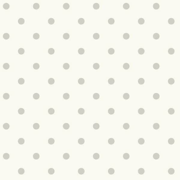 Dots on Dots Wallpaper- Cupola/White