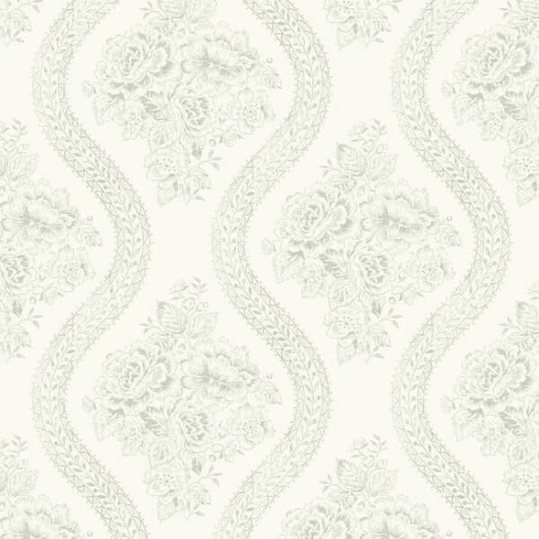 Coverlet Floral Wallpaper- Cupola