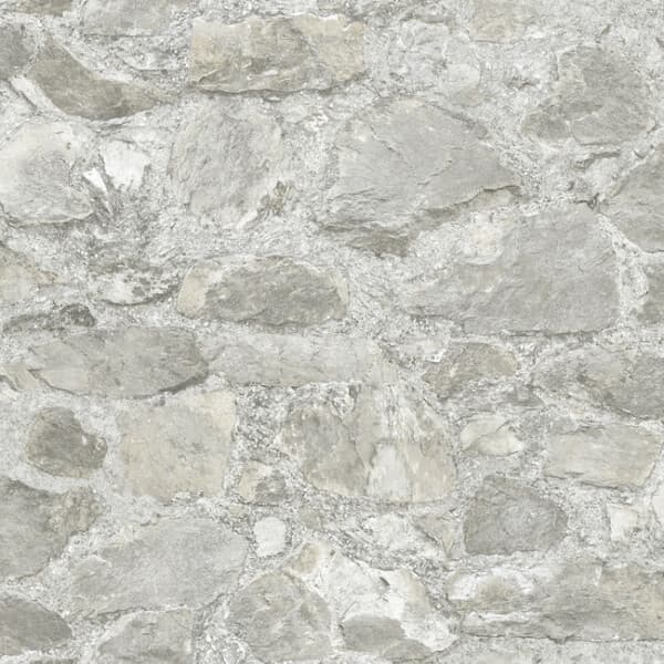 Field Stone Wallpaper- Grey
