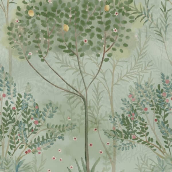 Orchard Wallpaper- Green