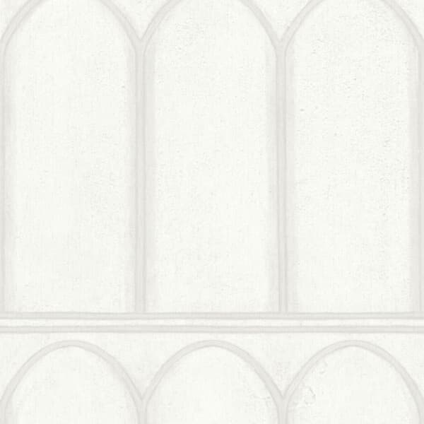 Arches Wallpaper- White/Pearl