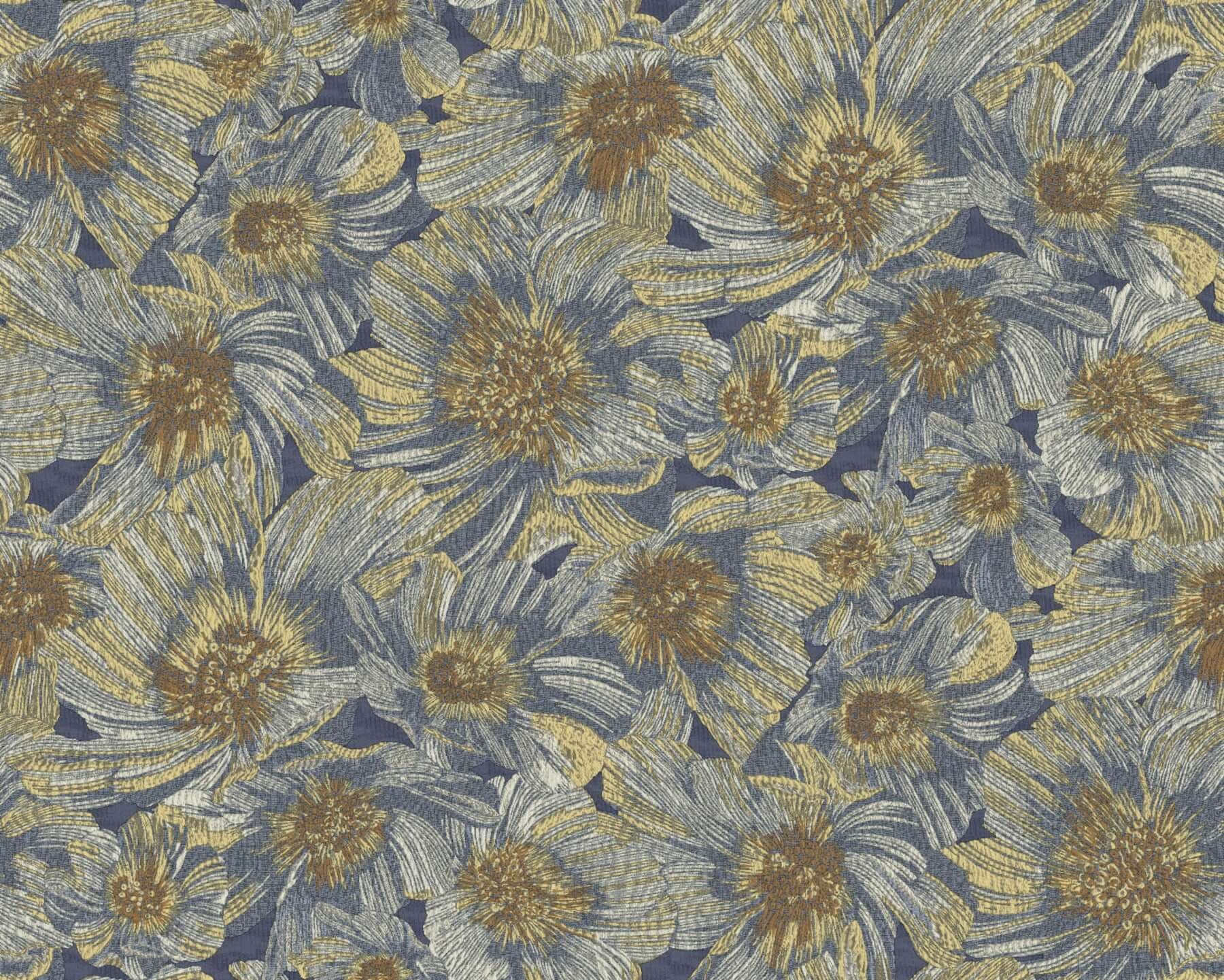 Anemoni Wallpaper- Blue