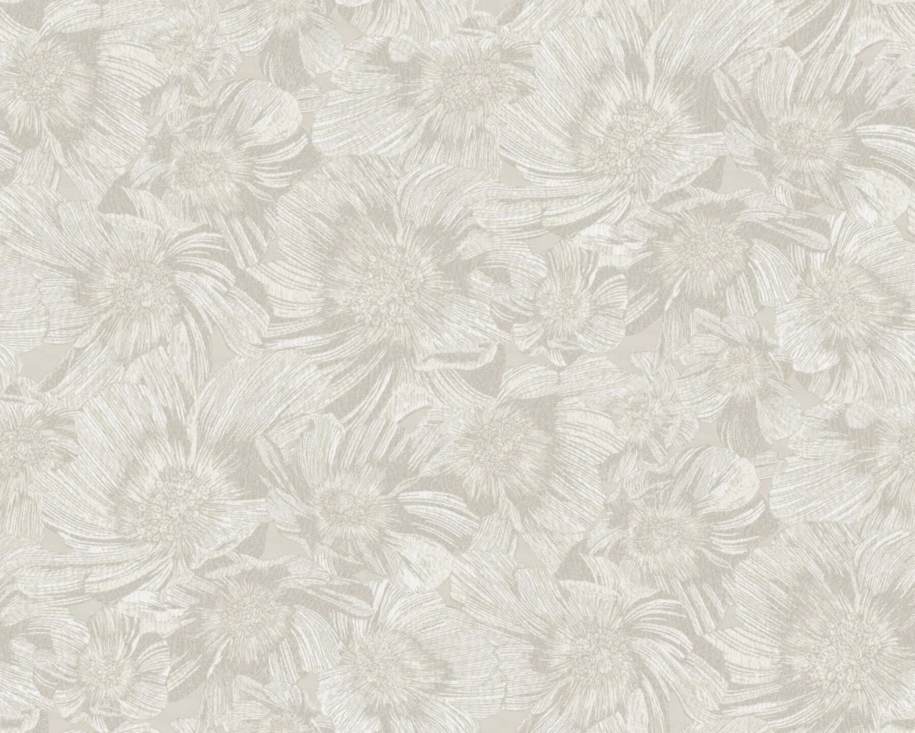 Anemoni Wallpaper- White