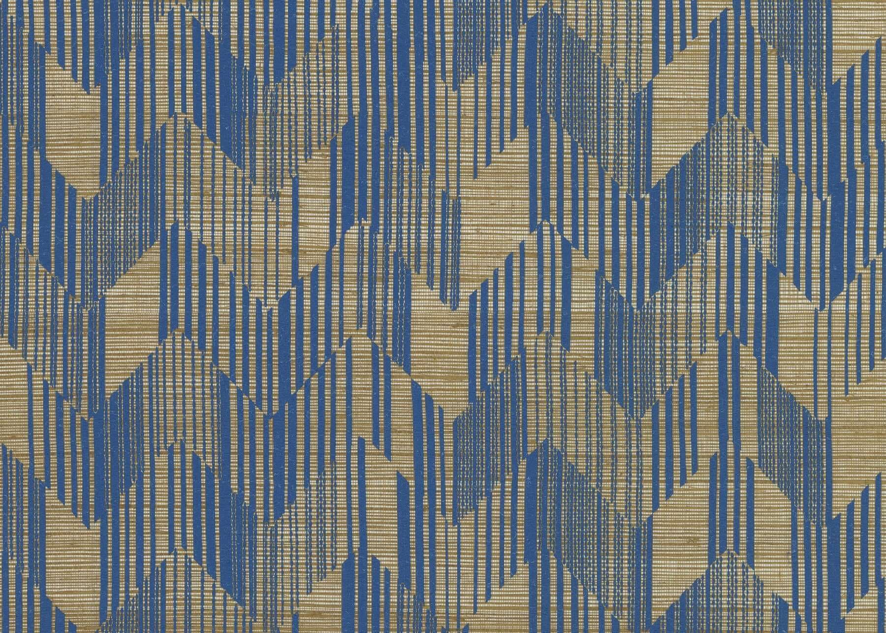 Birch Wallpaper- Blue