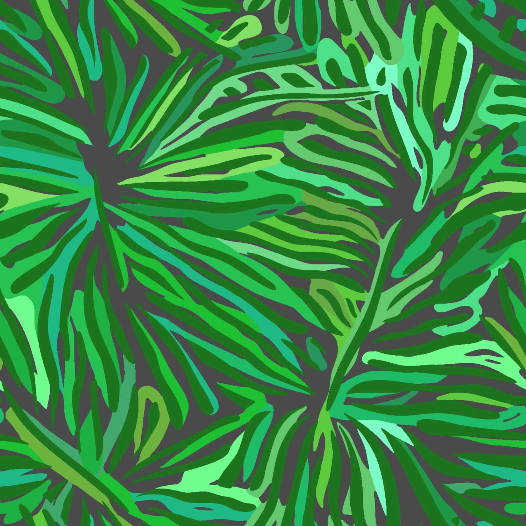 Flora Wallpaper- Green
