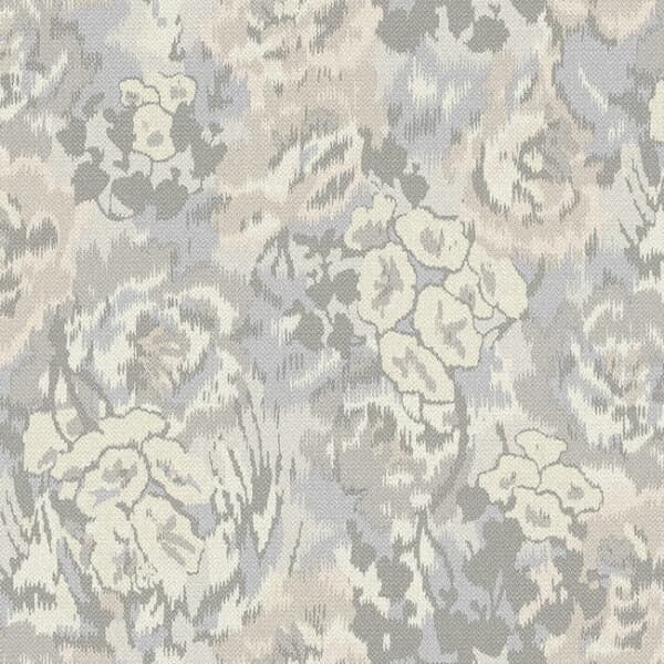Flower Pot Wallpaper- Grey/Multi