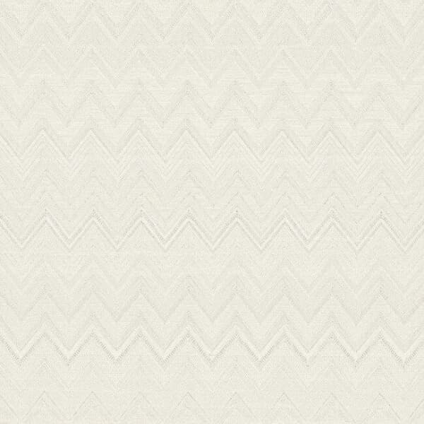 Happy Zig Zag Wallpaper- Cream