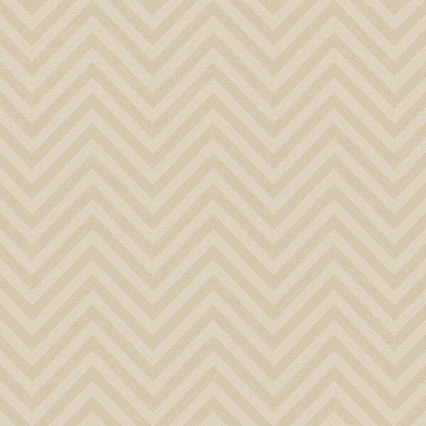 Macro Chevron Wallpaper- Beige/Cream