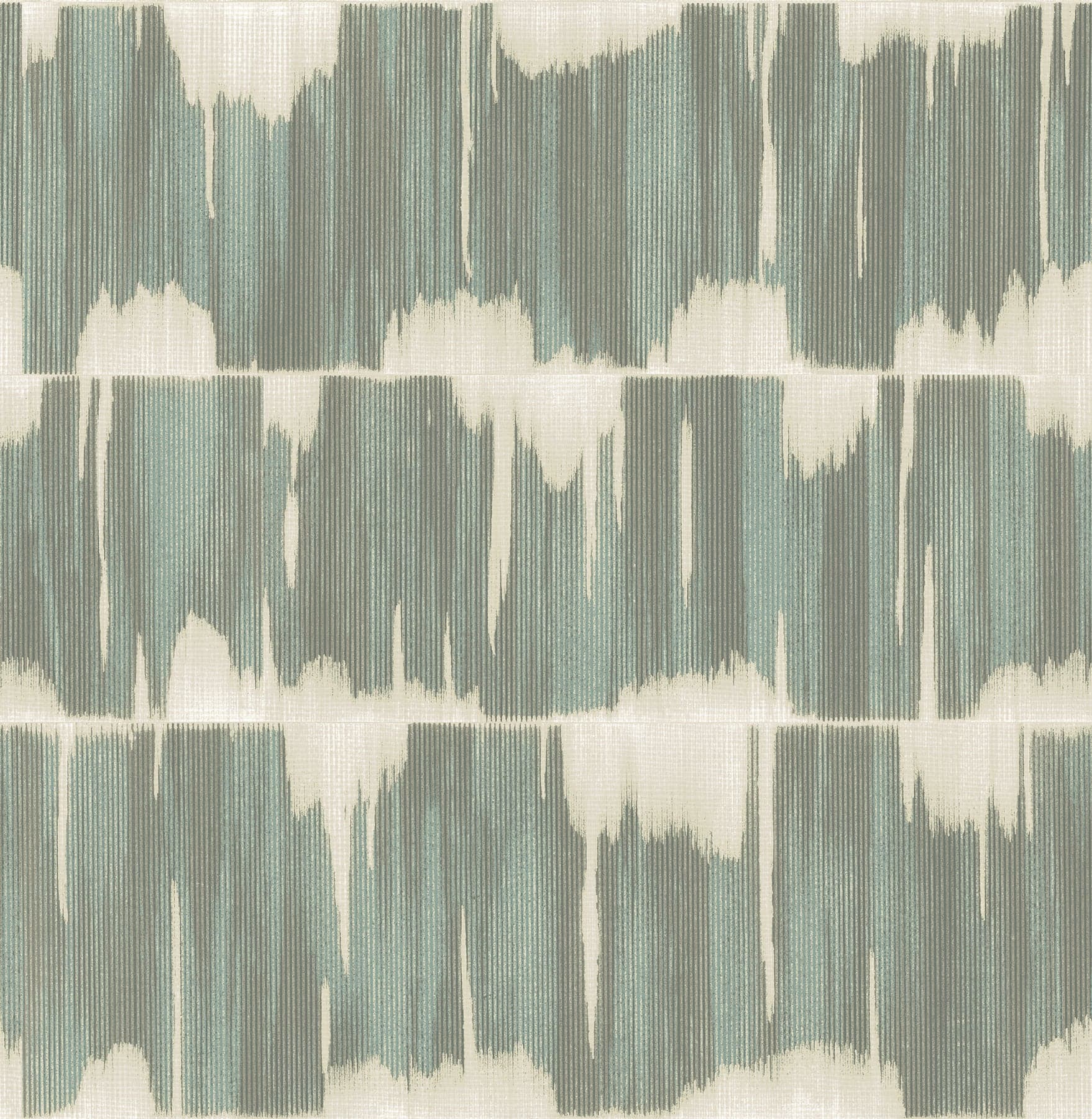 Serendipity Shibori Teal Wallpaper