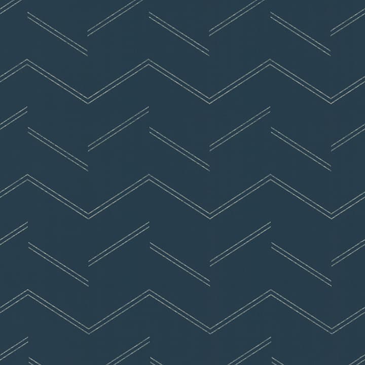Aviator Indigo Abstract Chevron Wallpaper