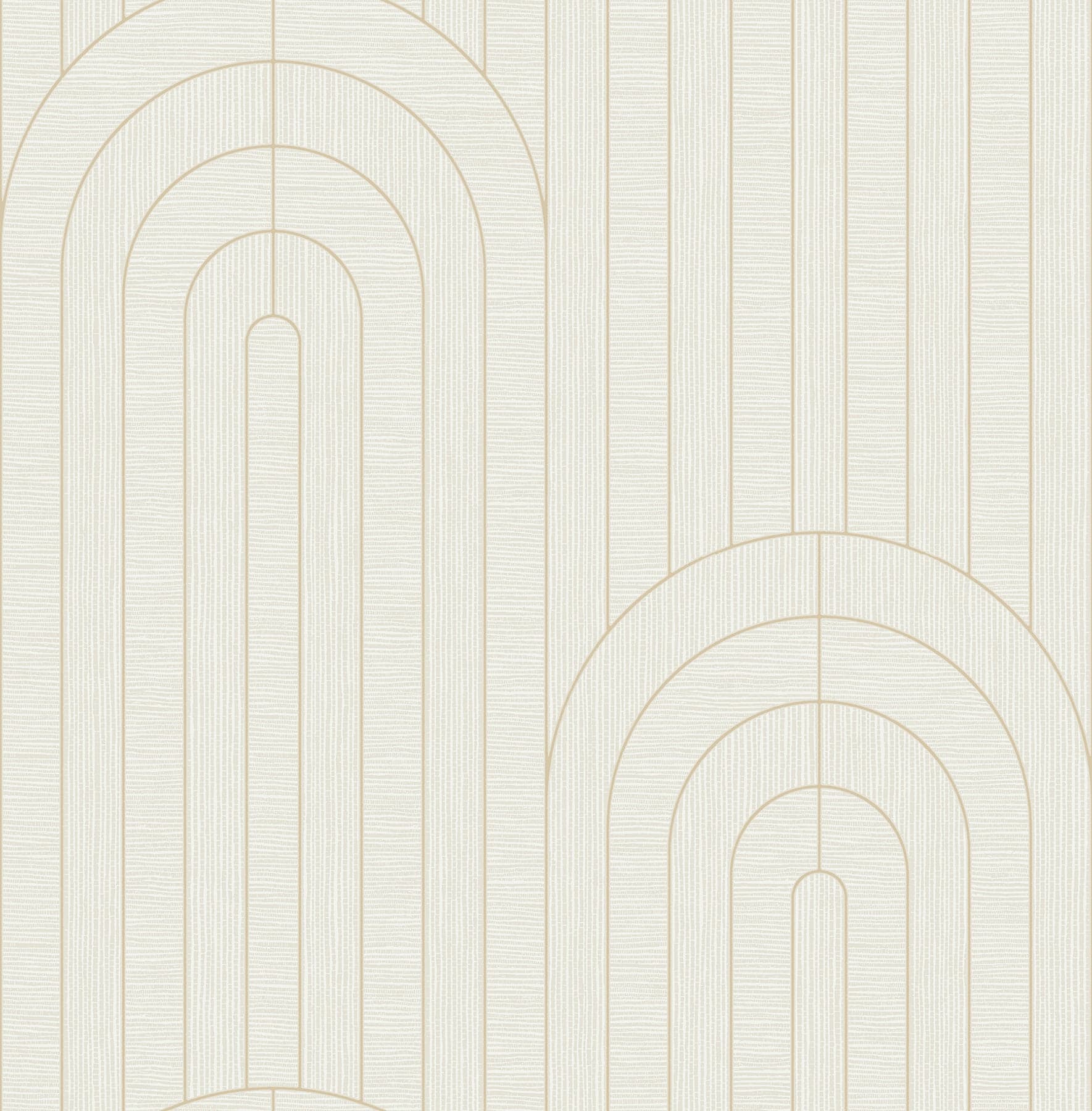 Declan Textured Arches Ivory Wallpaper
