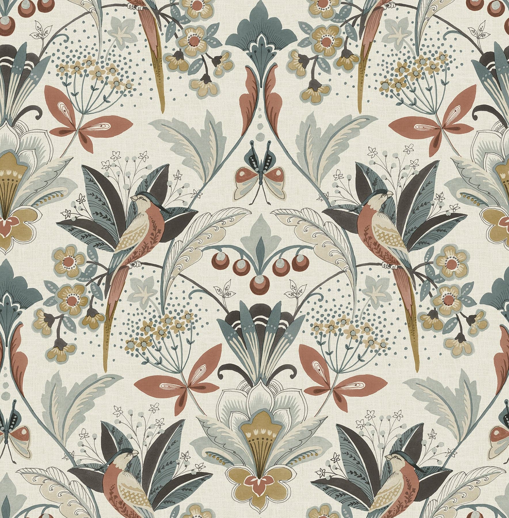 Bernadette Garden Wilderness Rose Wallpaper