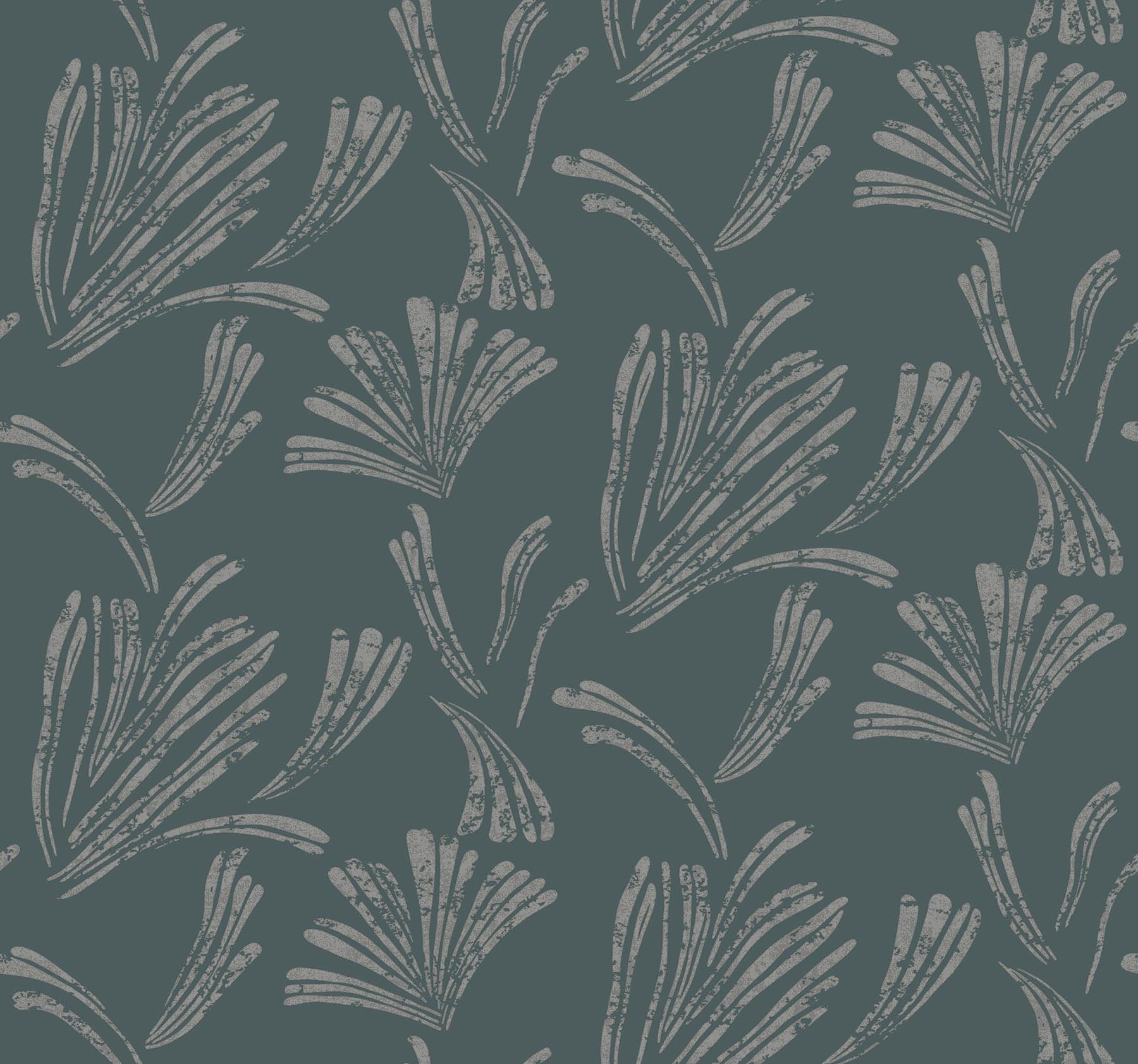 Ermine Abstract Teal Wallpaper