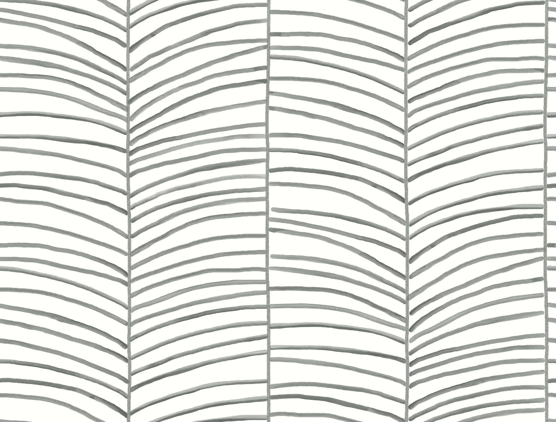 Cascade Palm Chevron- Onyx