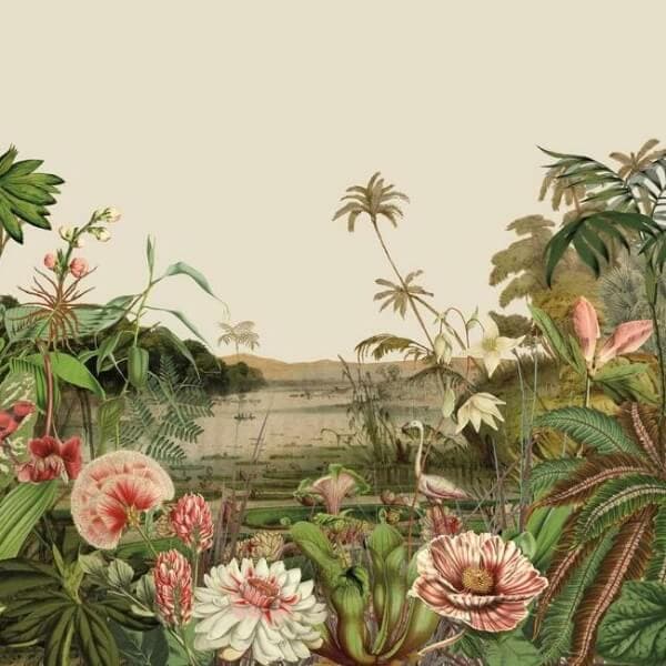 Floating Gardens Wall Mural- Green