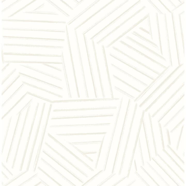 Helene Pearl Geometric Lines Wallpaper