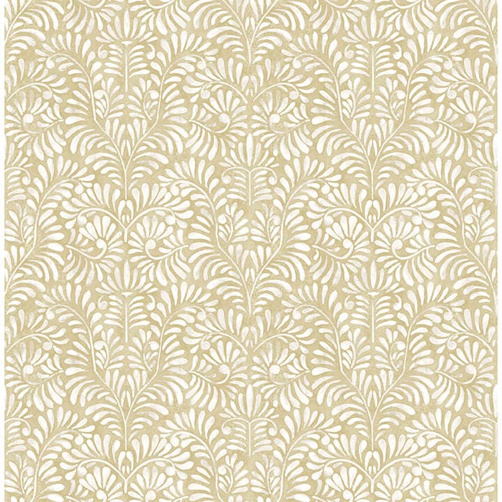 Elma Honey Fiddlehead Wallpaper