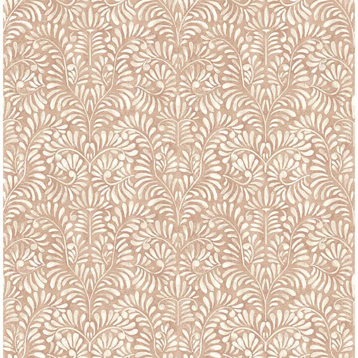 Elma Rust Fiddlehead Wallpaper