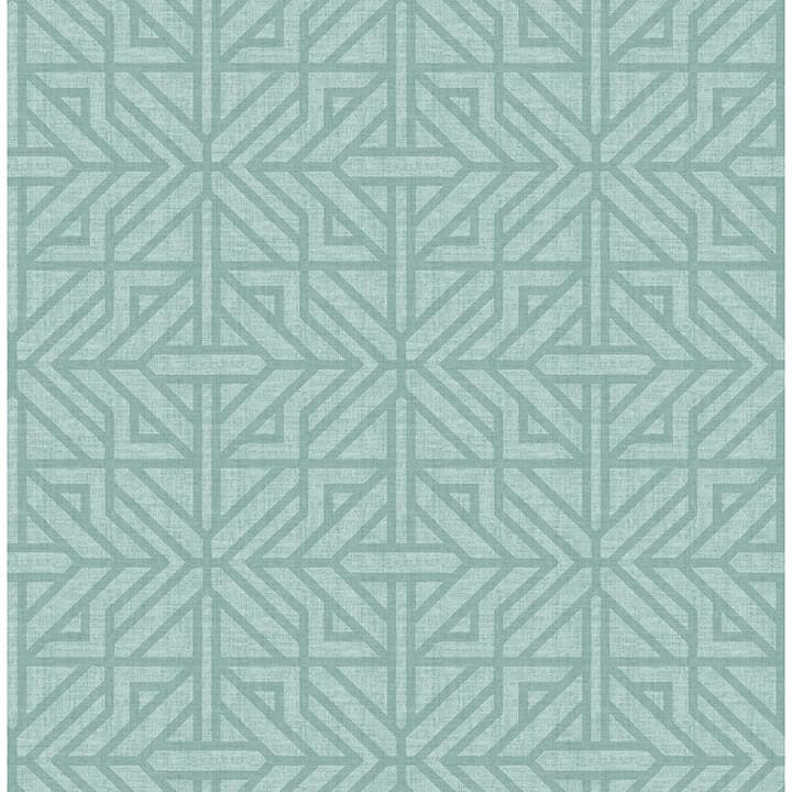 Hesper Teal Geometric Wallpaper