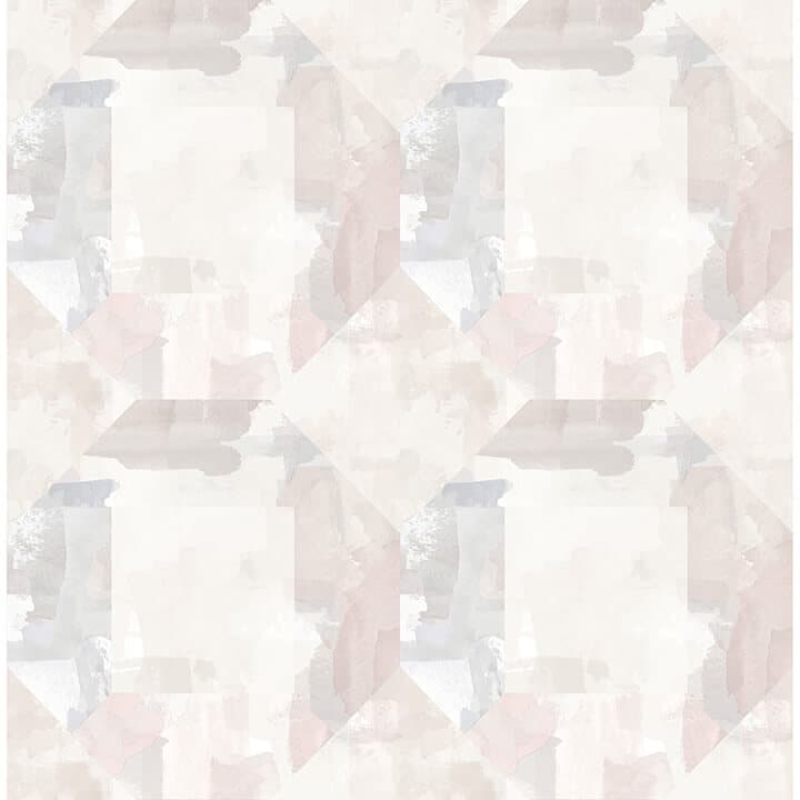 Perrin Lavender Gem Geometric Wallpaper