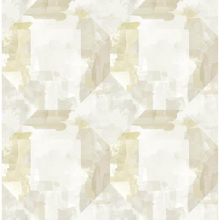 Perrin Olive Gem Geometric Wallpaper