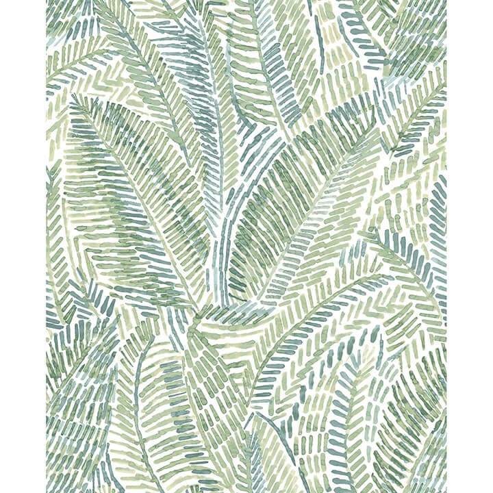 Fildia Green Botanical Wallpaper