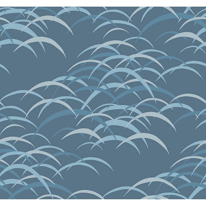 Kasia Dark Blue Abstract Wallpaper