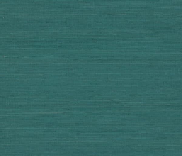 Painted Hemp Peacock Wallpaper