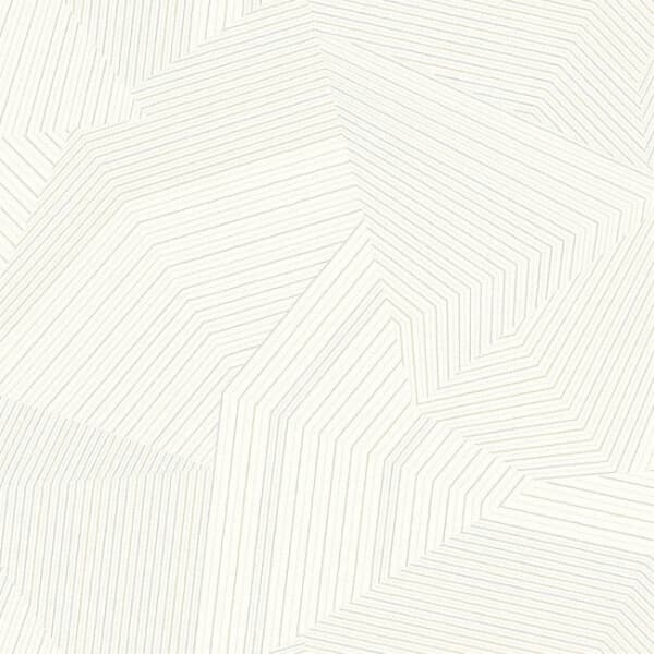 Dotted Maze Wallpaper- White