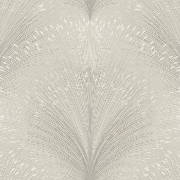 Papyrus Plume Wallpaper- Gray
