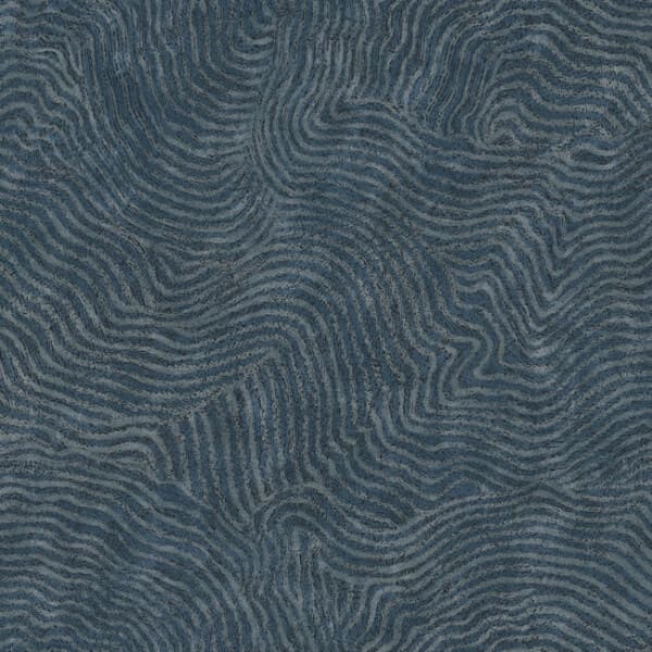 Modern Wood Wallpaper- Indigo