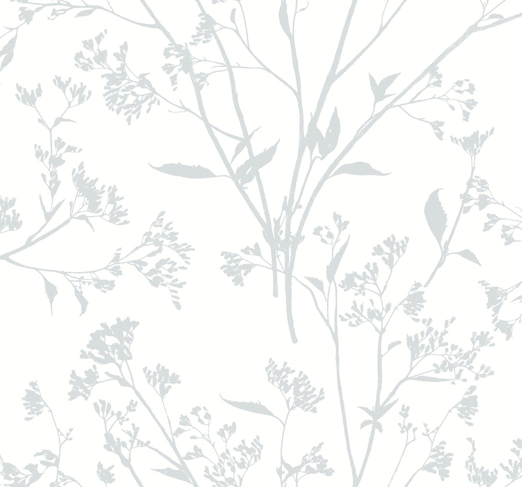 Southport Delicate Branches Light Grey Wallpaper