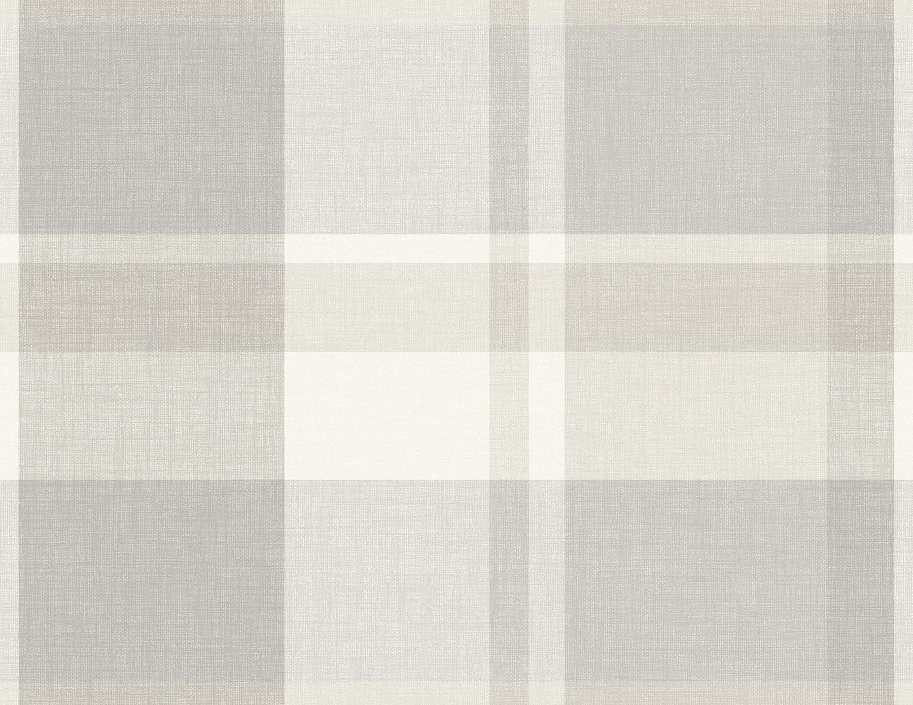 Madaket Plaid Light Grey Wallpaper