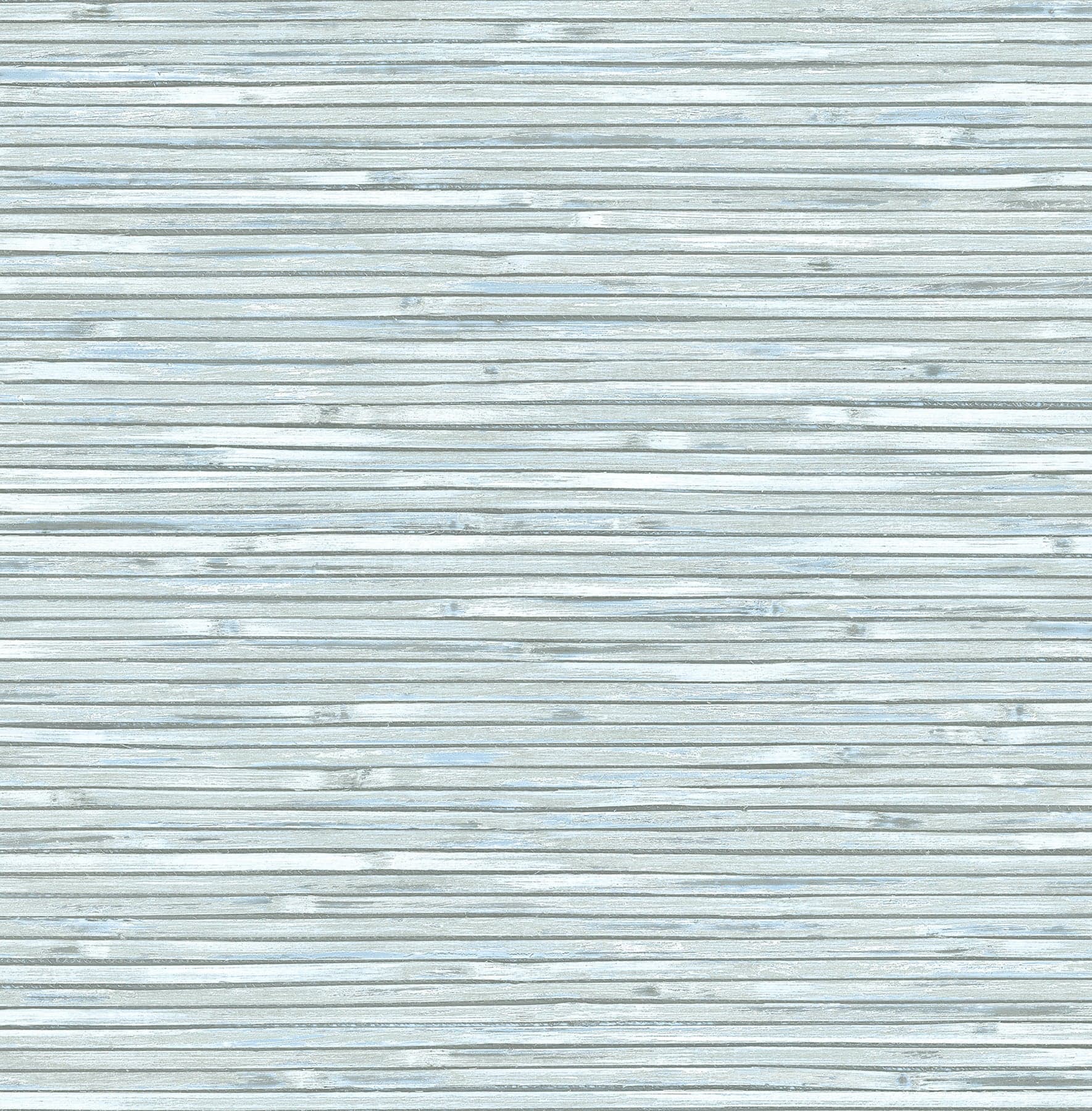 Bellport Wooden Slat Sky Blue Wallpaper