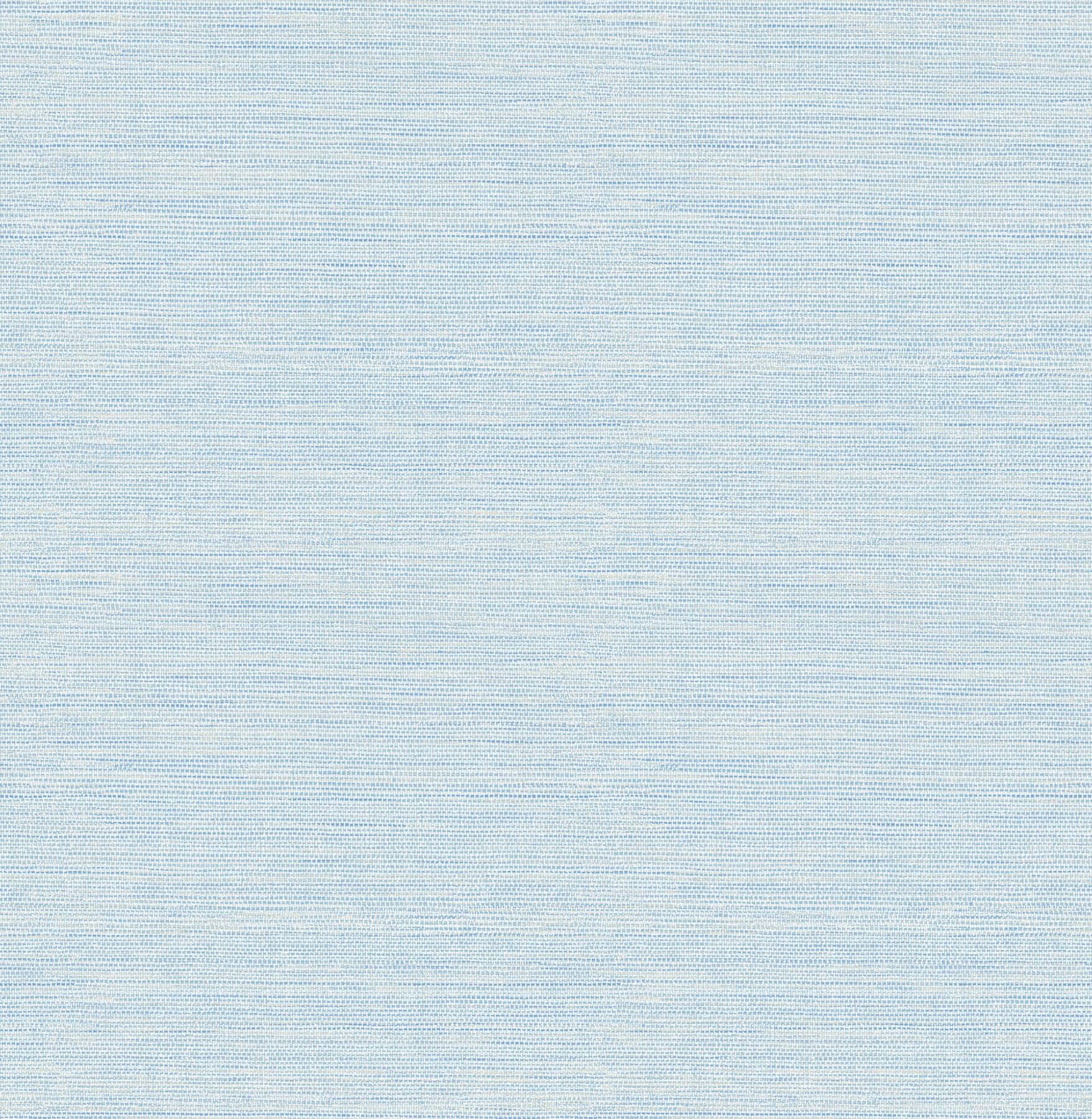 Agave Sky Blue Faux Grasscloth Wallpaper