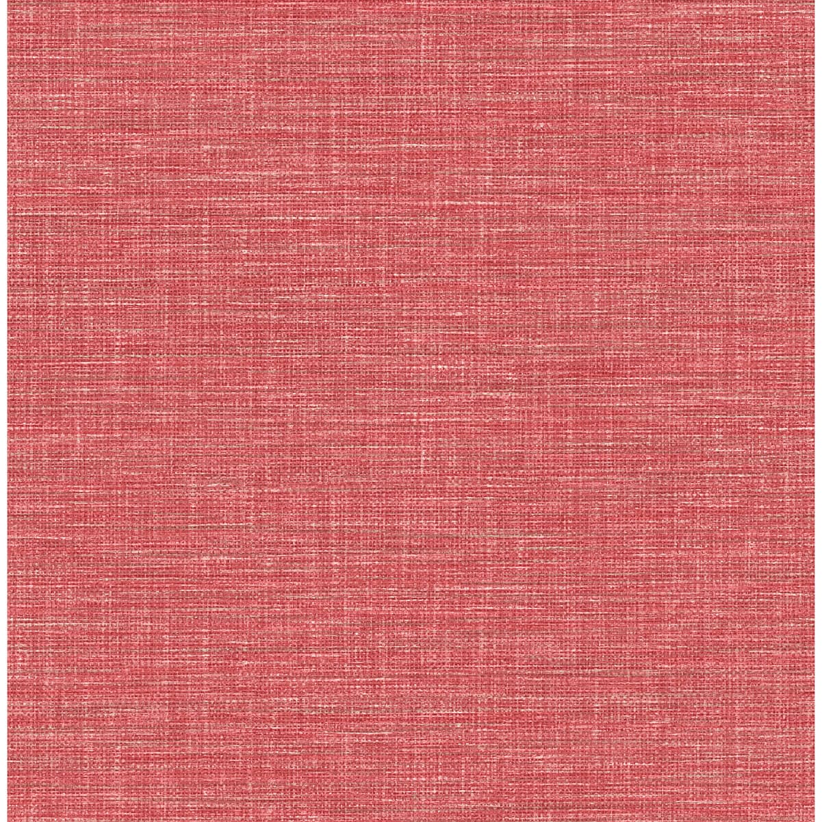 Exhale Coral Woven Texture Wallpaper