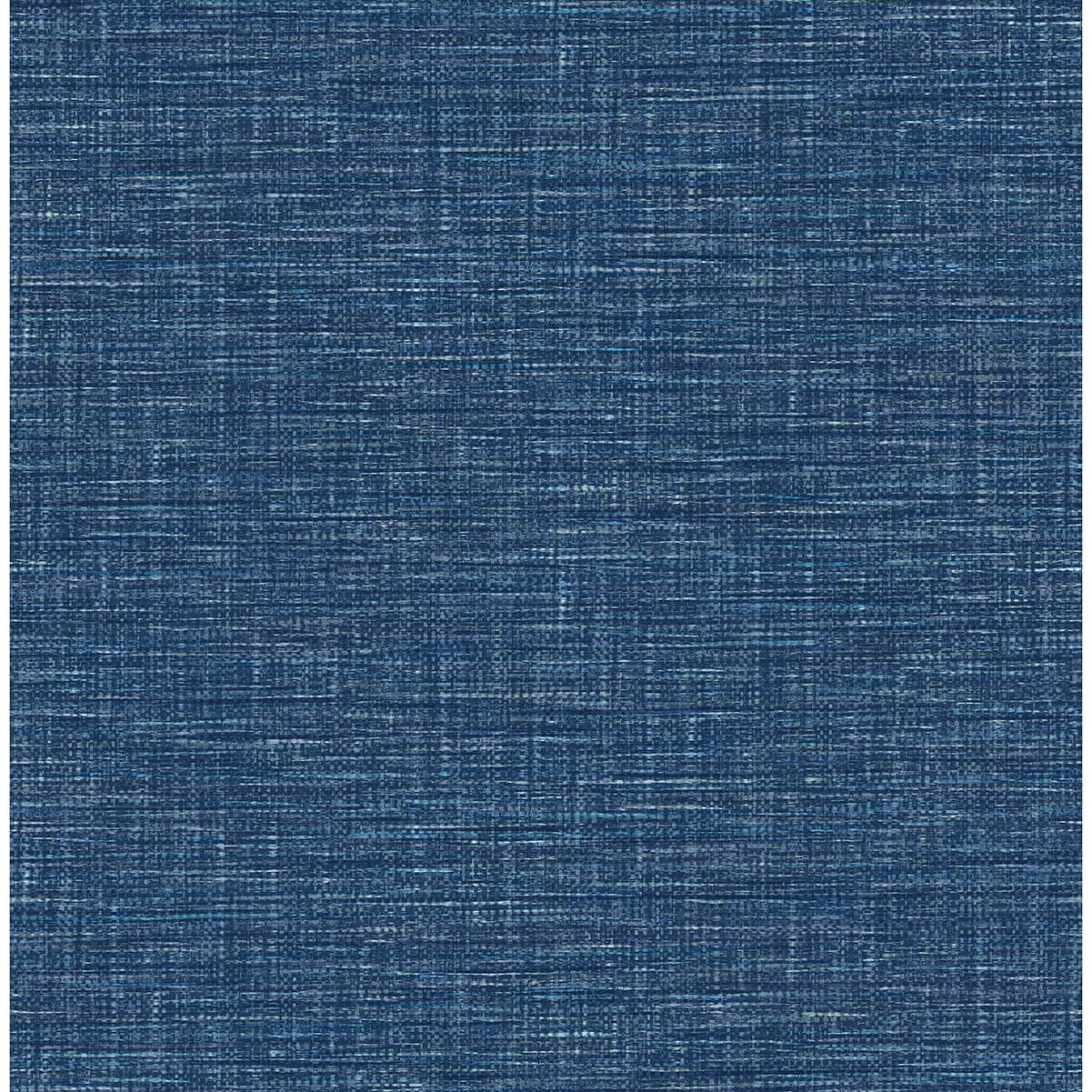 Exhale Dark Blue Woven Texture Wallpaper