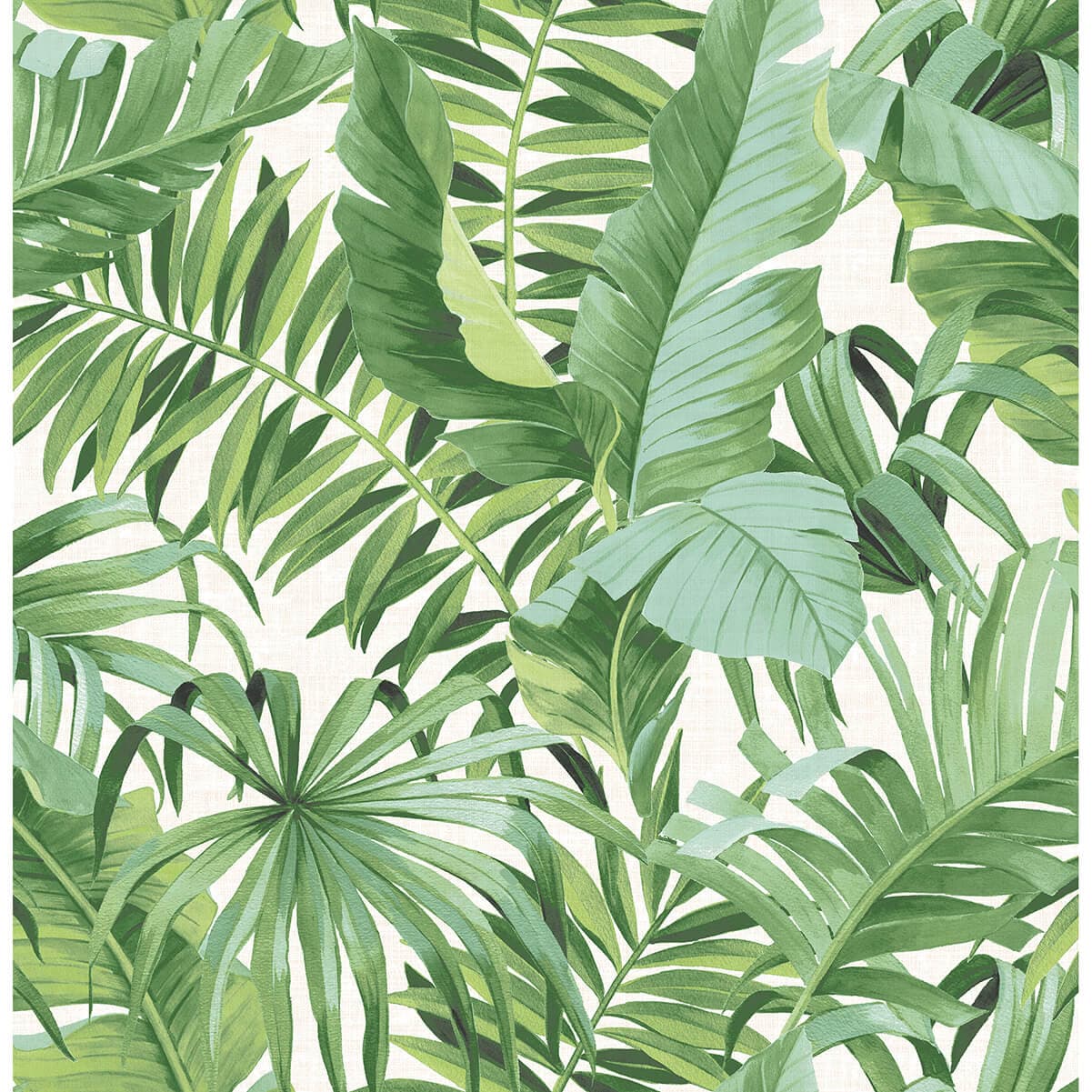 Alfresco Green Tropical Palm Wallpaper