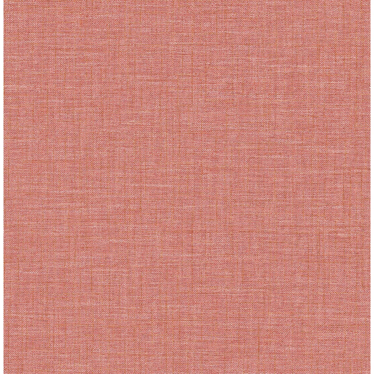 Jocelyn Red Faux Fabric Wallpaper