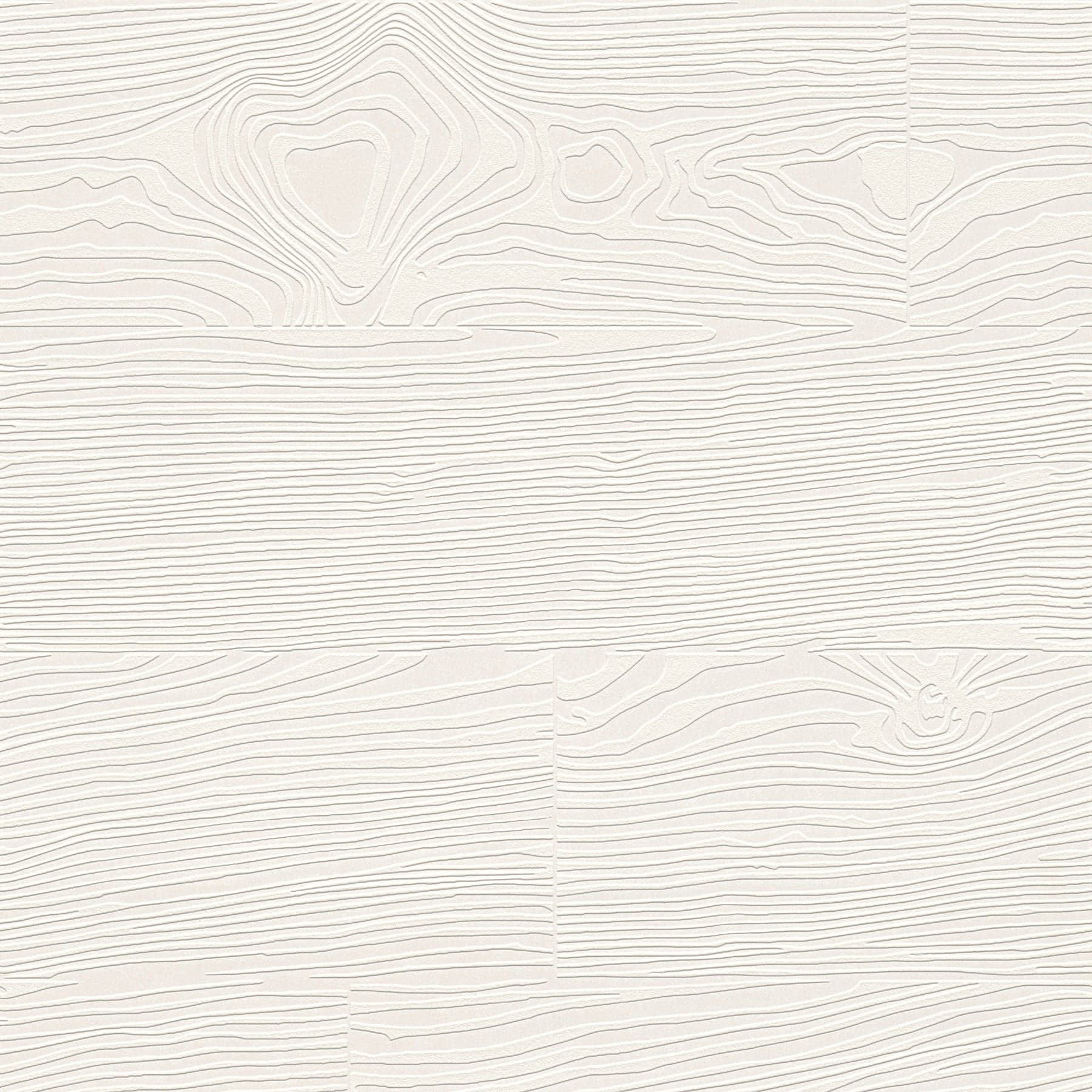 Wade Planks Paintable White Wallpaper