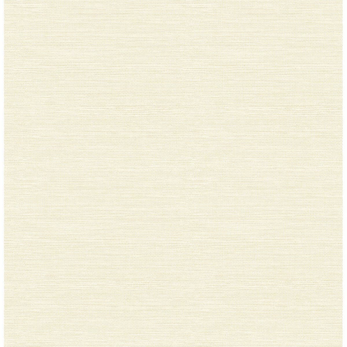 Agave Bliss Light Yellow Faux Grasscloth Wallpaper