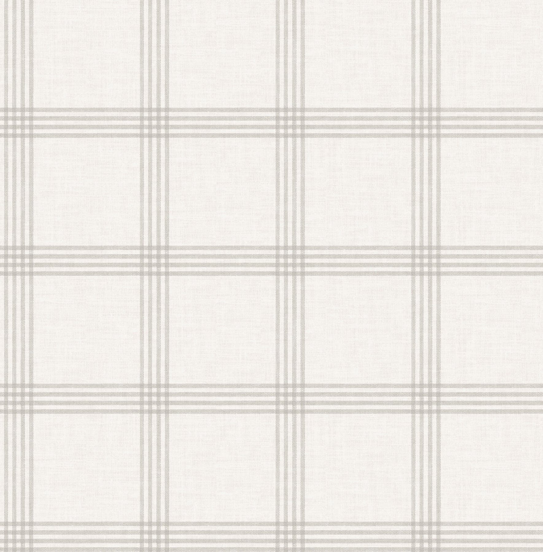 Chesapeake Twain Plaid Linen Wallpaper