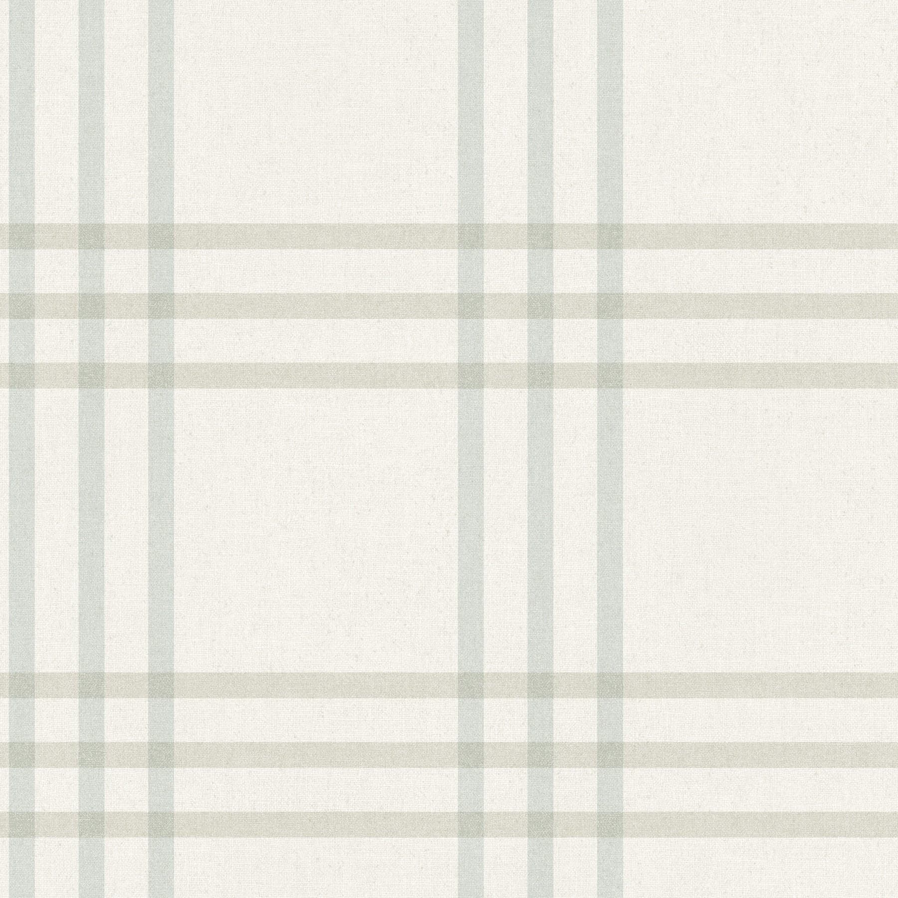 Chesapeake Fletcher Plaid Aqua Wallpaper