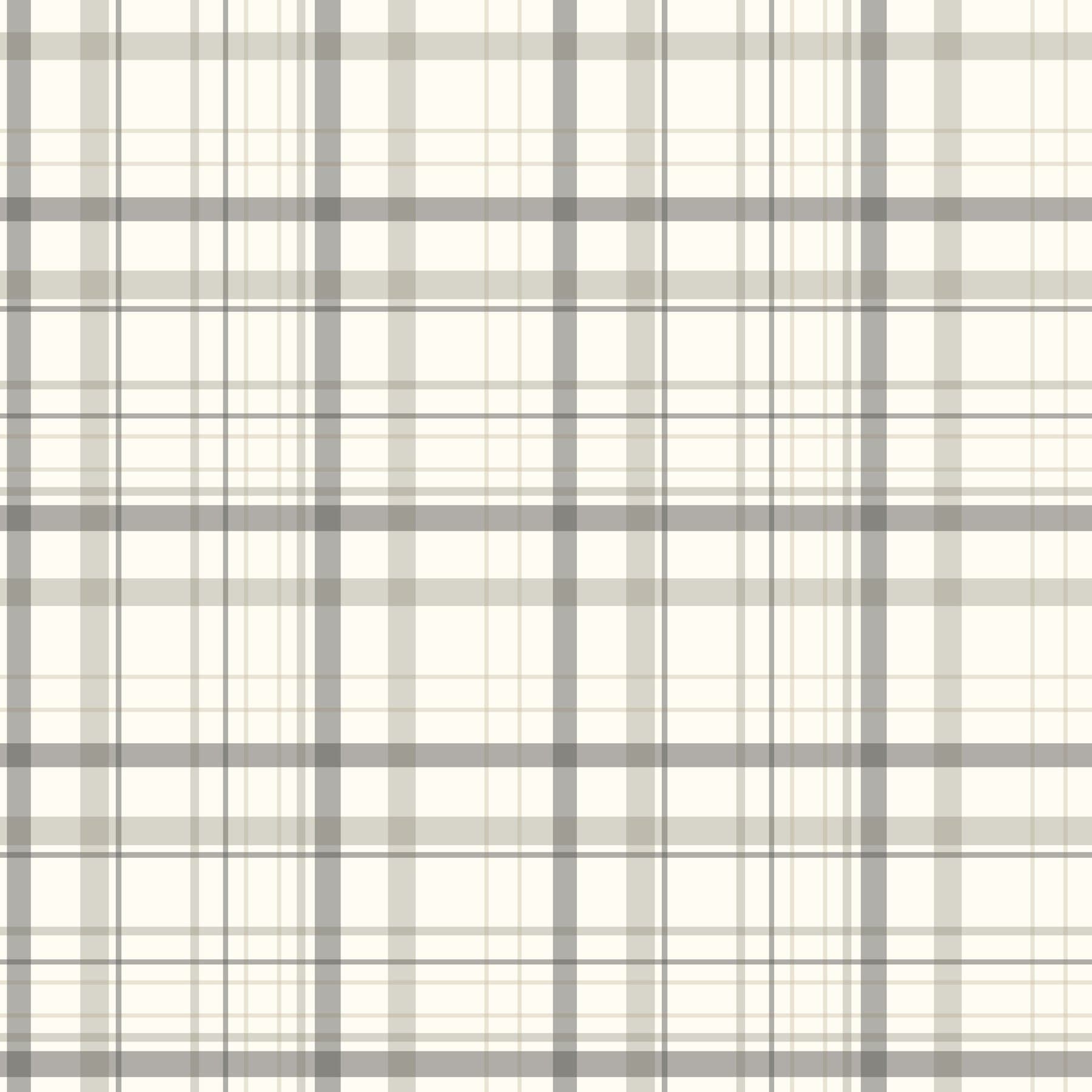 Chesapeake Burgess Plaid Charcoal Wallpaper